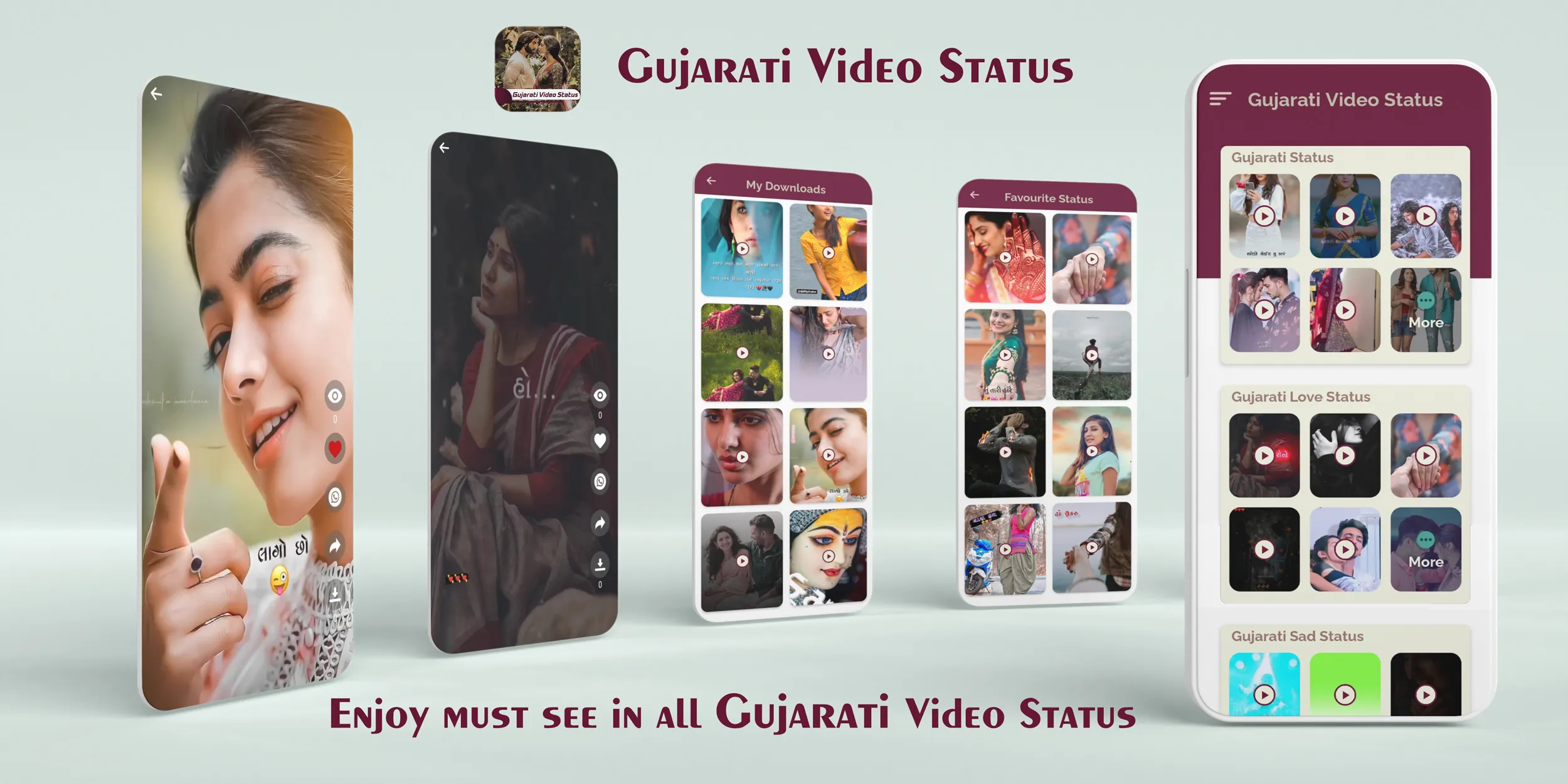 Gujarati Video Status | Indus Appstore | Screenshot