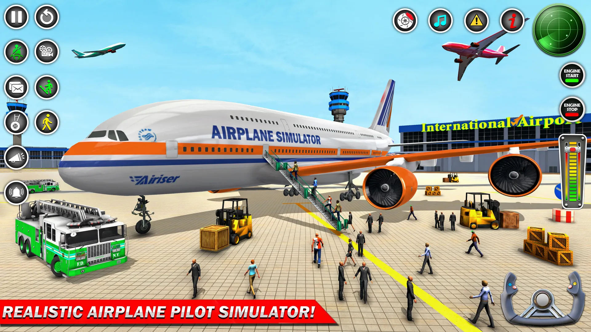 Airplane Games: Flight Sim 3D | Indus Appstore | Screenshot