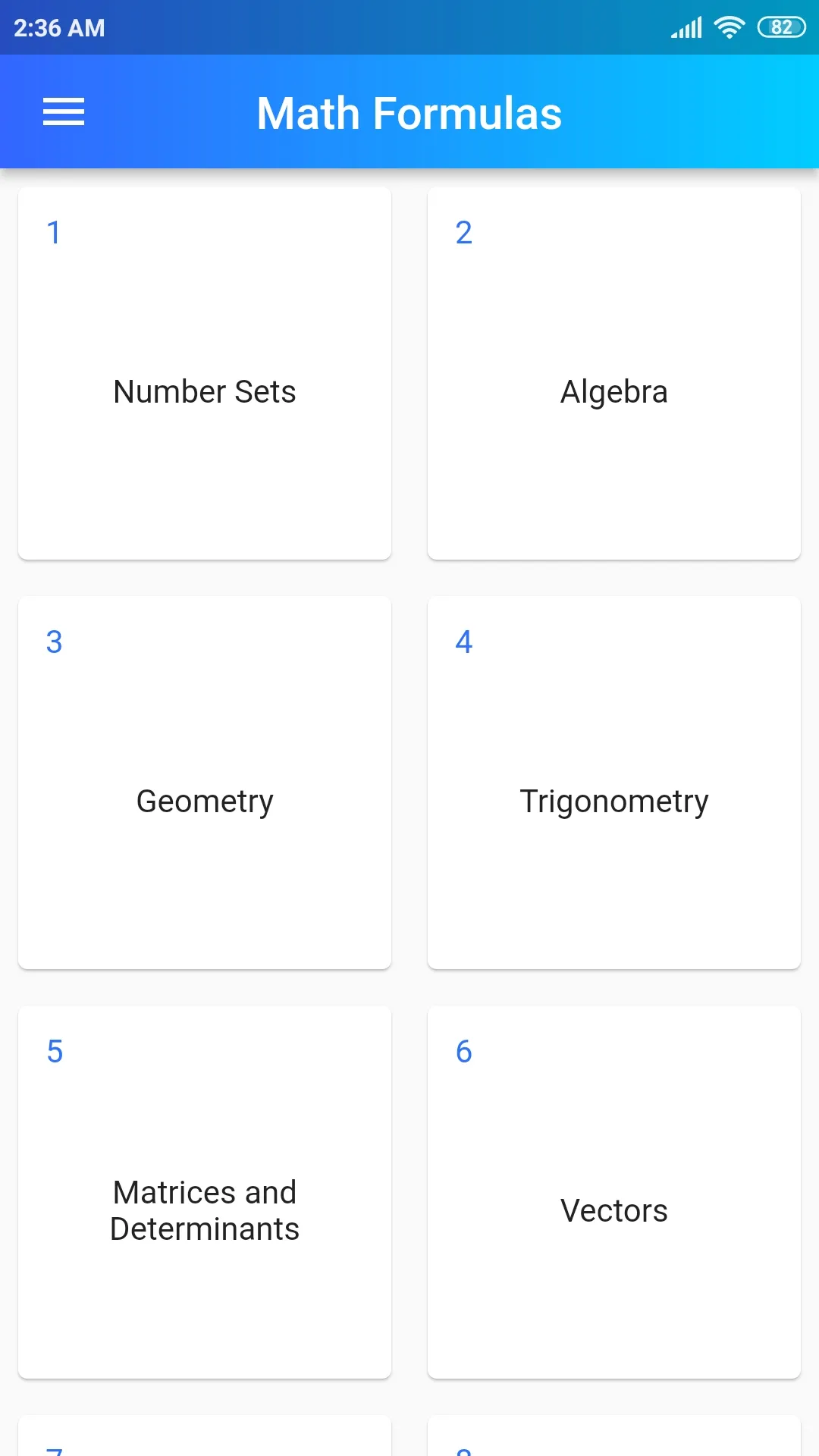 Math Formulas - 1000+ | Indus Appstore | Screenshot