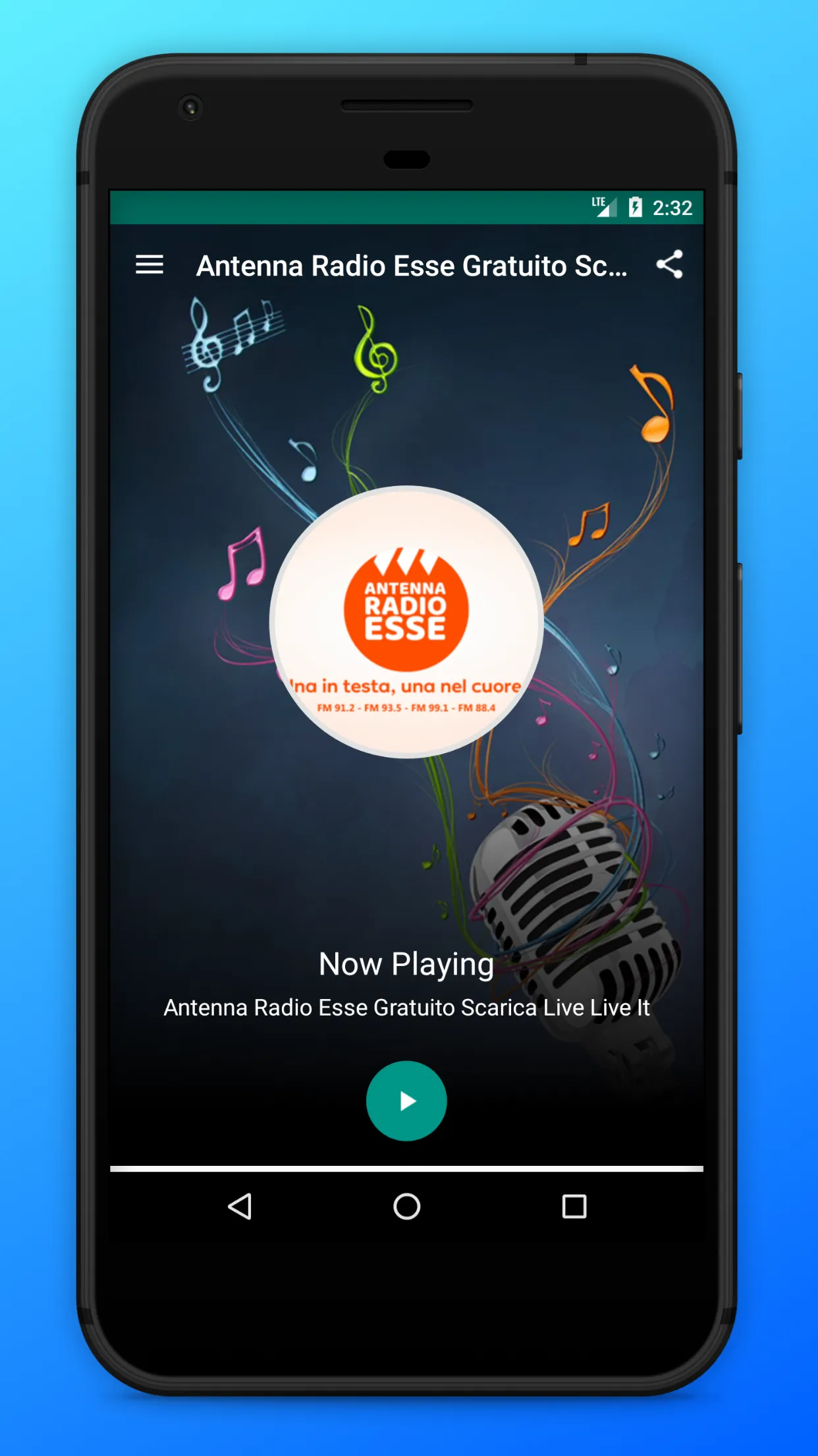 Antenna Radio Esse App Italia | Indus Appstore | Screenshot