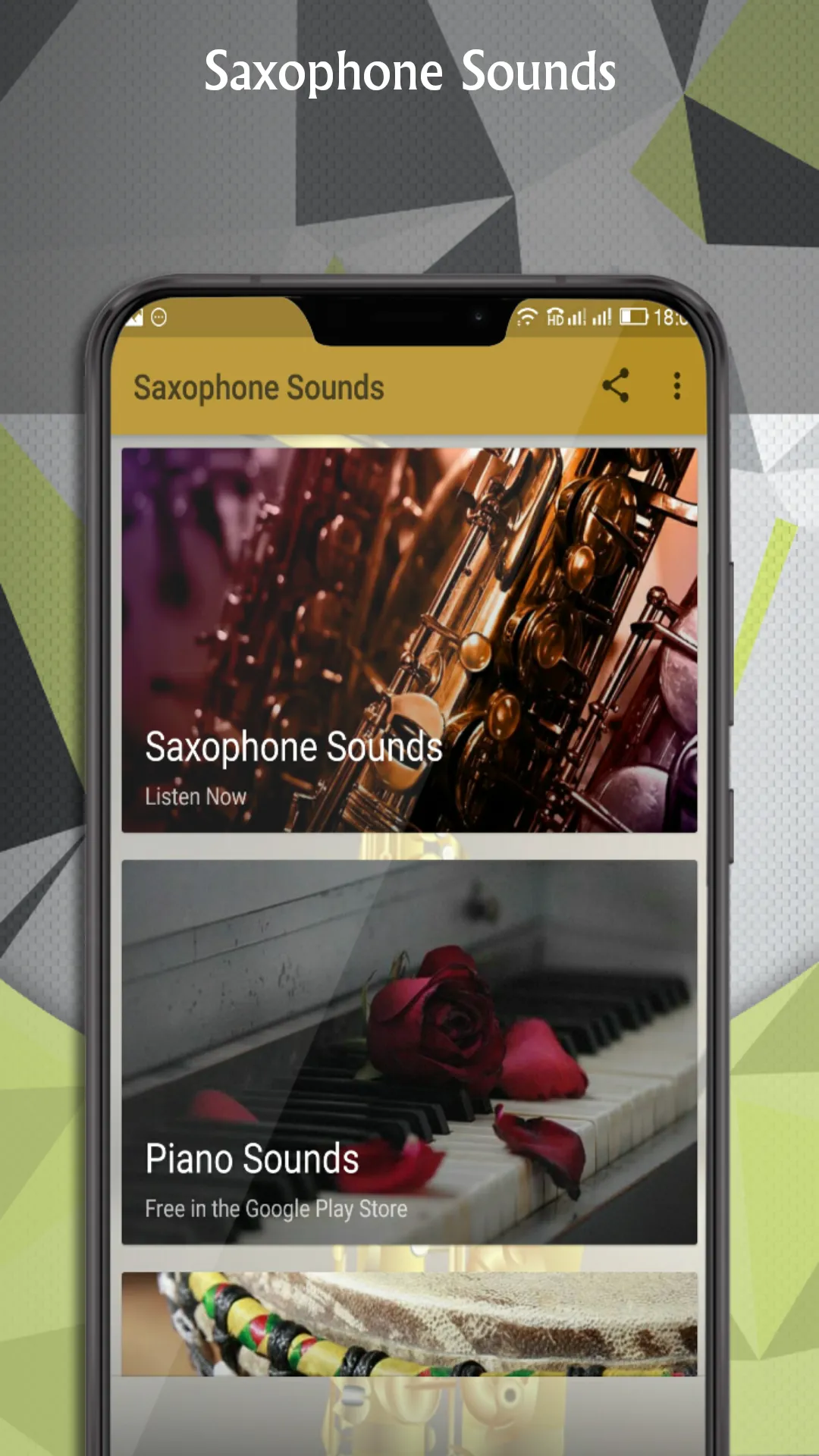 Saxophone Sounds | Indus Appstore | Screenshot