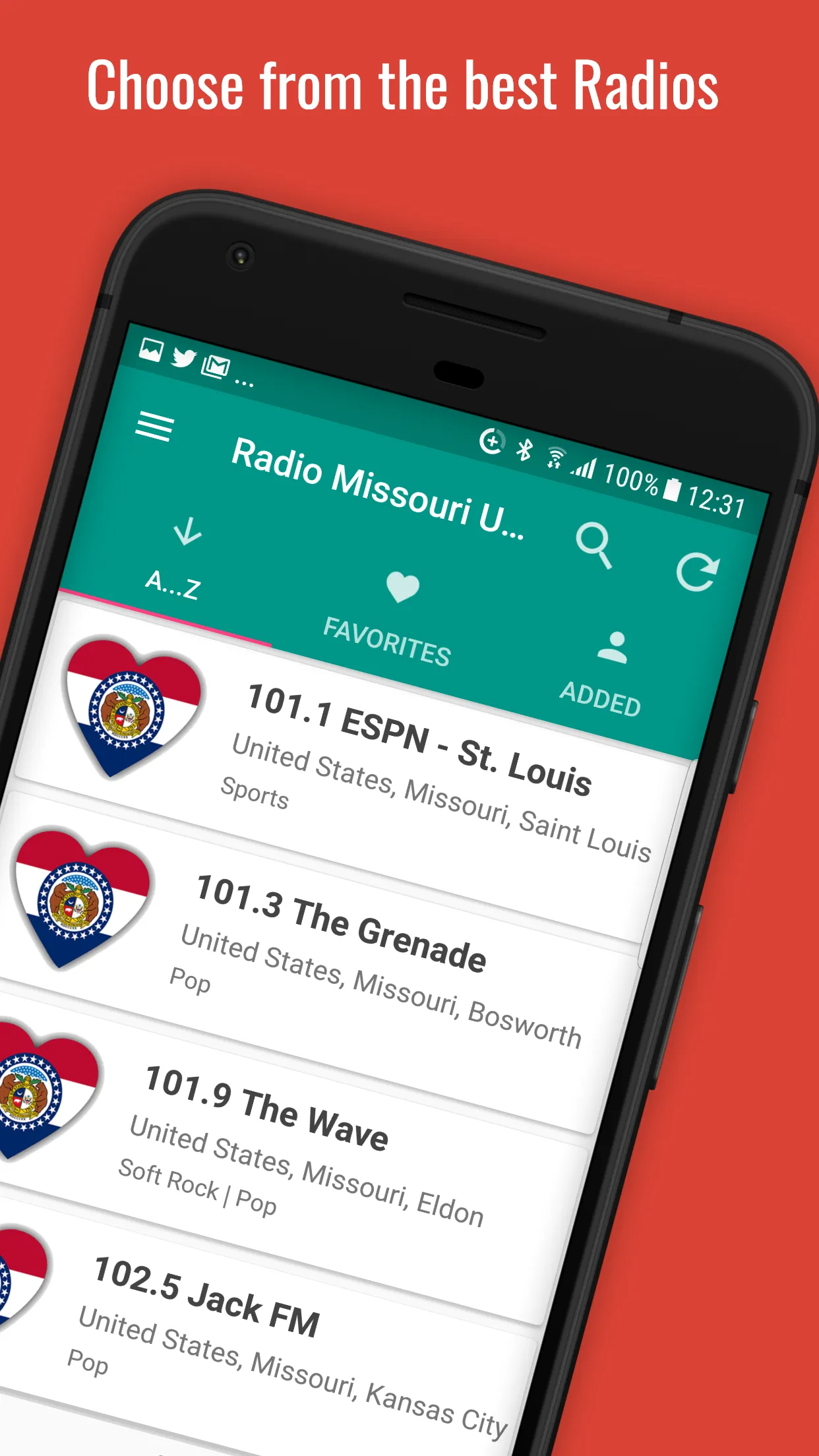 Missouri Radio Stations | Indus Appstore | Screenshot