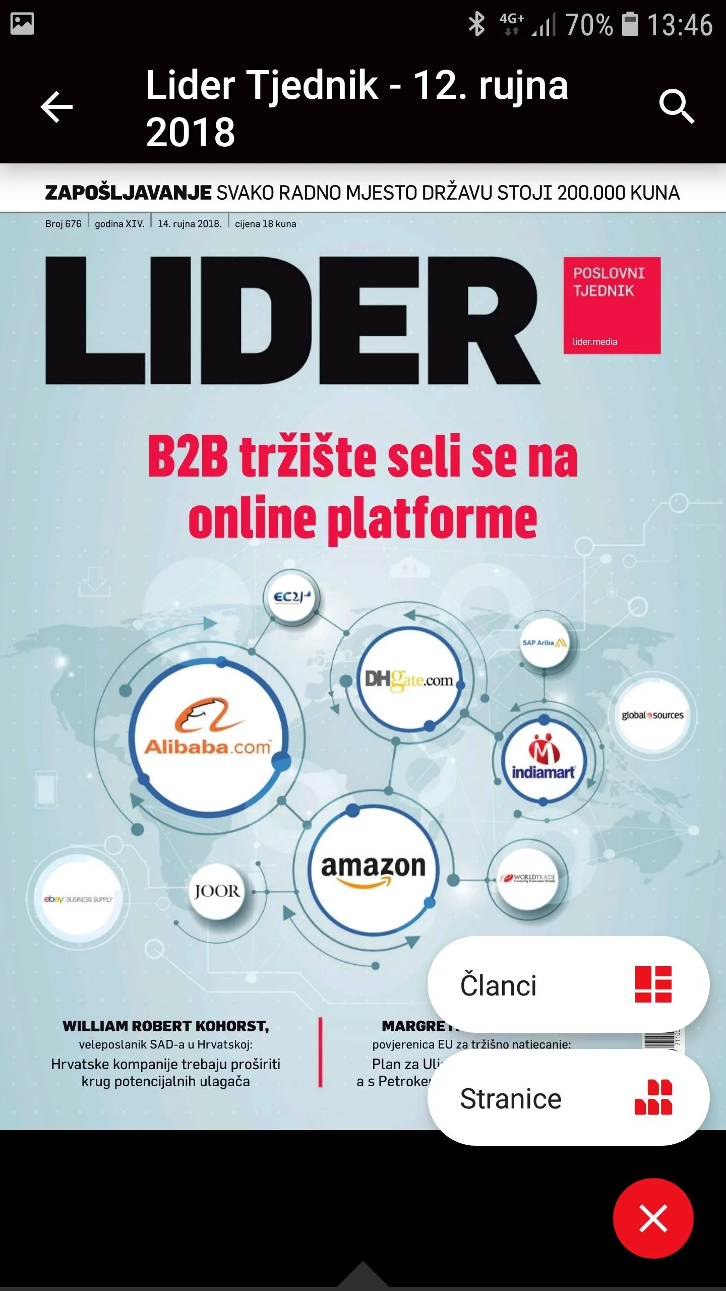 Lider Poslovni Tjednik | Indus Appstore | Screenshot