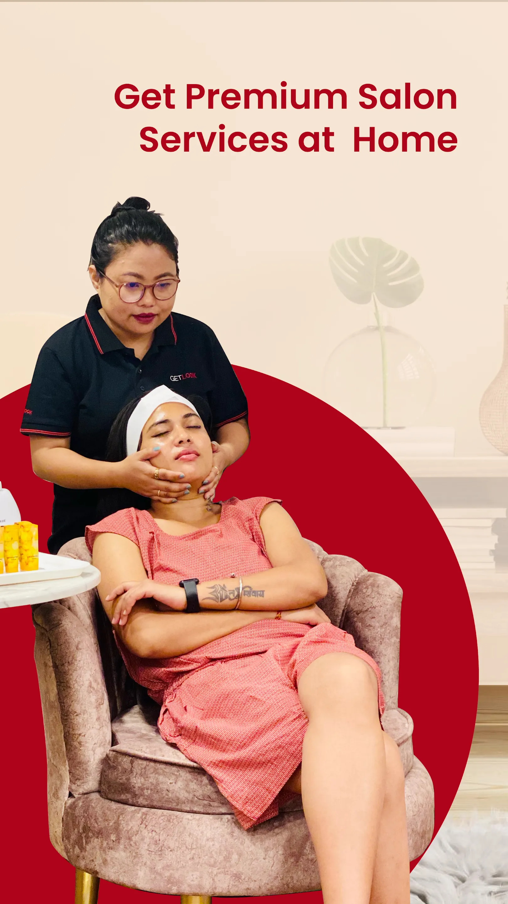 GetLook Salon at Home Services | Indus Appstore | Screenshot