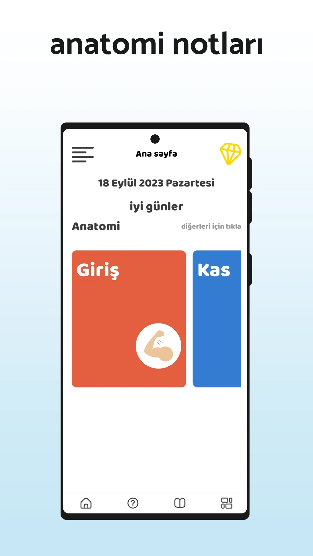 Anatomi notları ve quiz | Indus Appstore | Screenshot