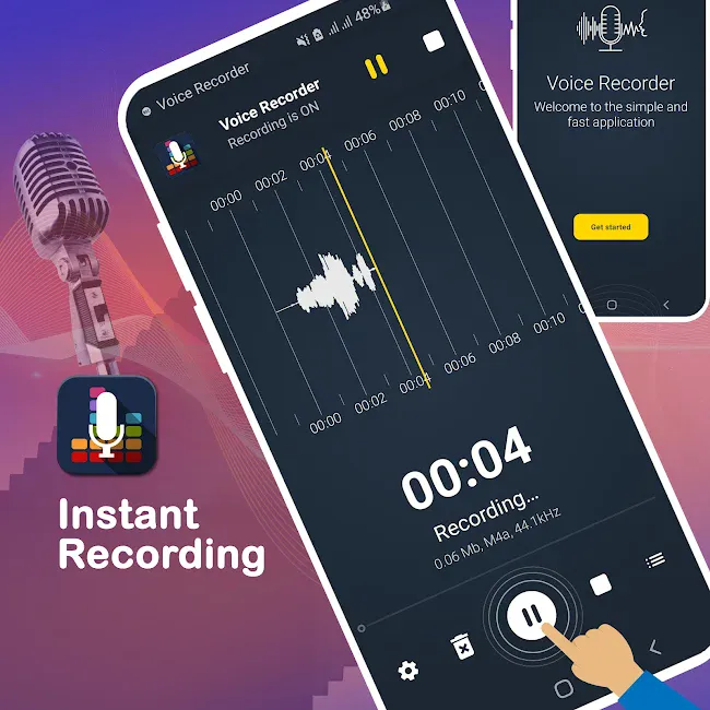 HD Voice Recorder | Indus Appstore | Screenshot