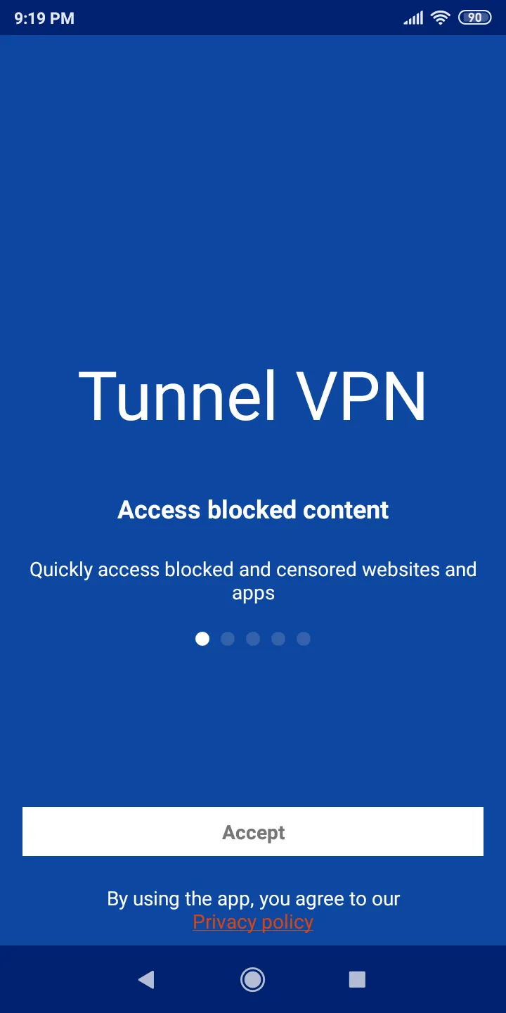 Tunnel VPN - Unlimited VPN | Indus Appstore | Screenshot