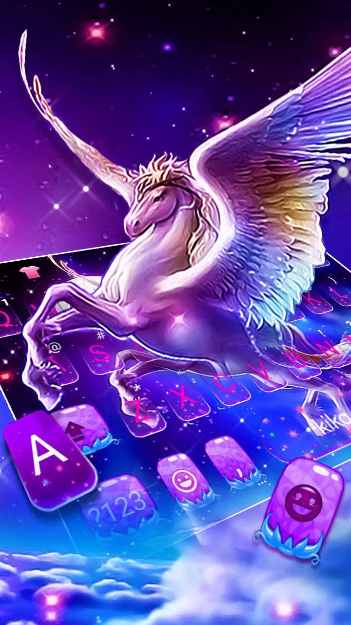 Dreamy Wing Unicorn Theme | Indus Appstore | Screenshot