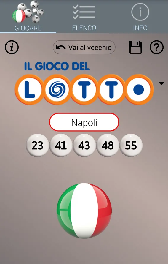 Lotto Italia: Algoritmo | Indus Appstore | Screenshot