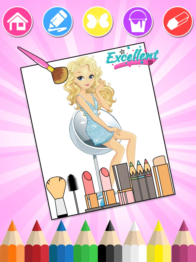 Fashion Coloring Book | Indus Appstore | Screenshot