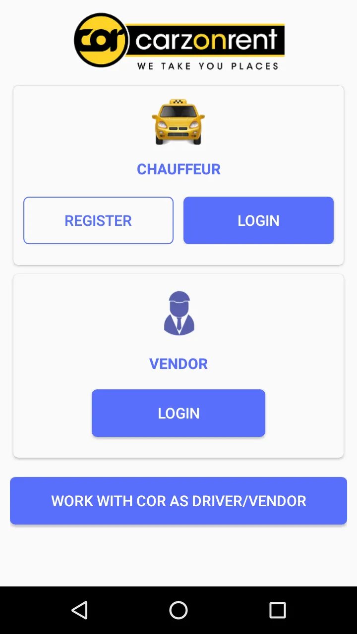 COR- Chauffeur and Vendor App | Indus Appstore | Screenshot