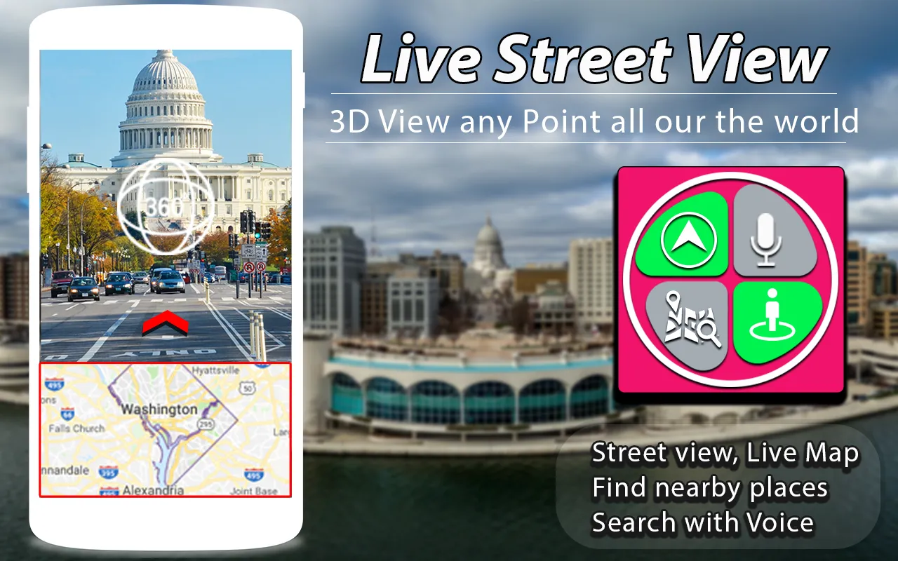 Live Street View, 3D Live Eart | Indus Appstore | Screenshot