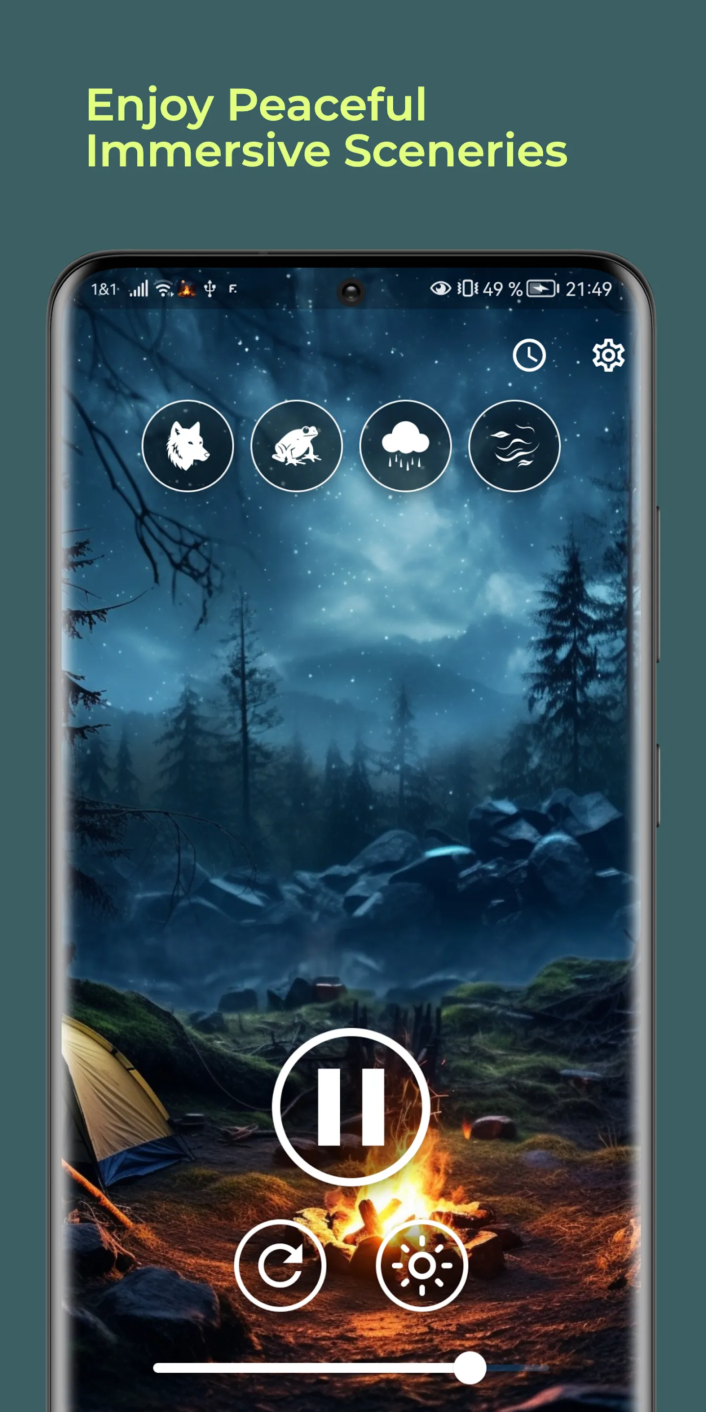 Campfire Ambience | Indus Appstore | Screenshot