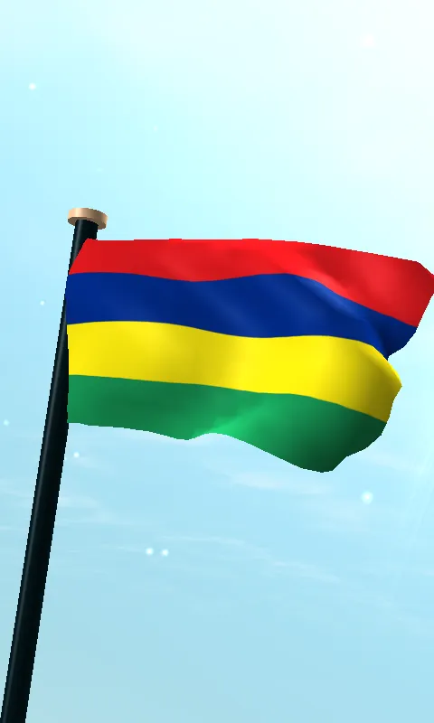 Mauritius Flag 3D Free | Indus Appstore | Screenshot