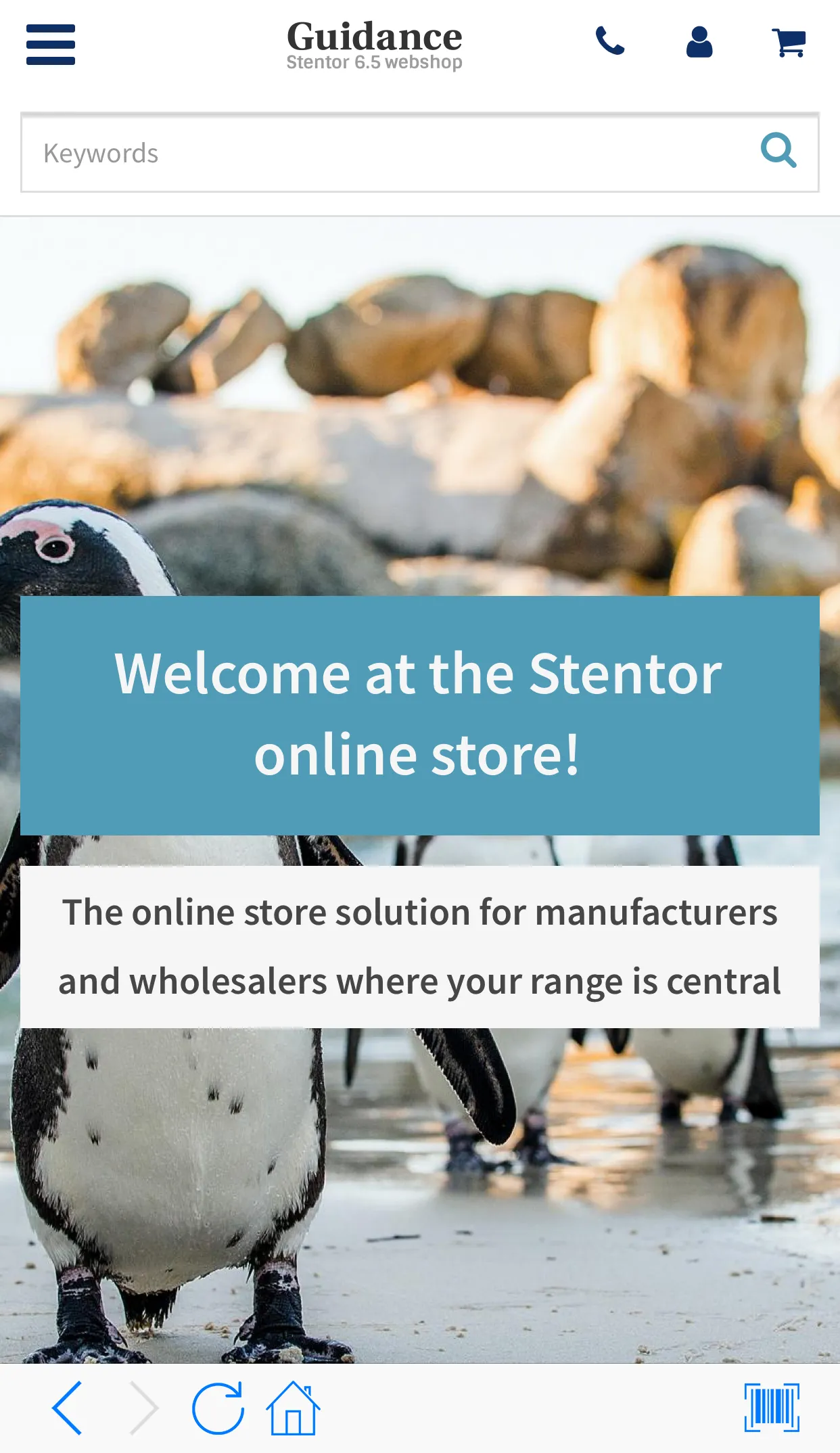 Stentor Webshop App | Indus Appstore | Screenshot