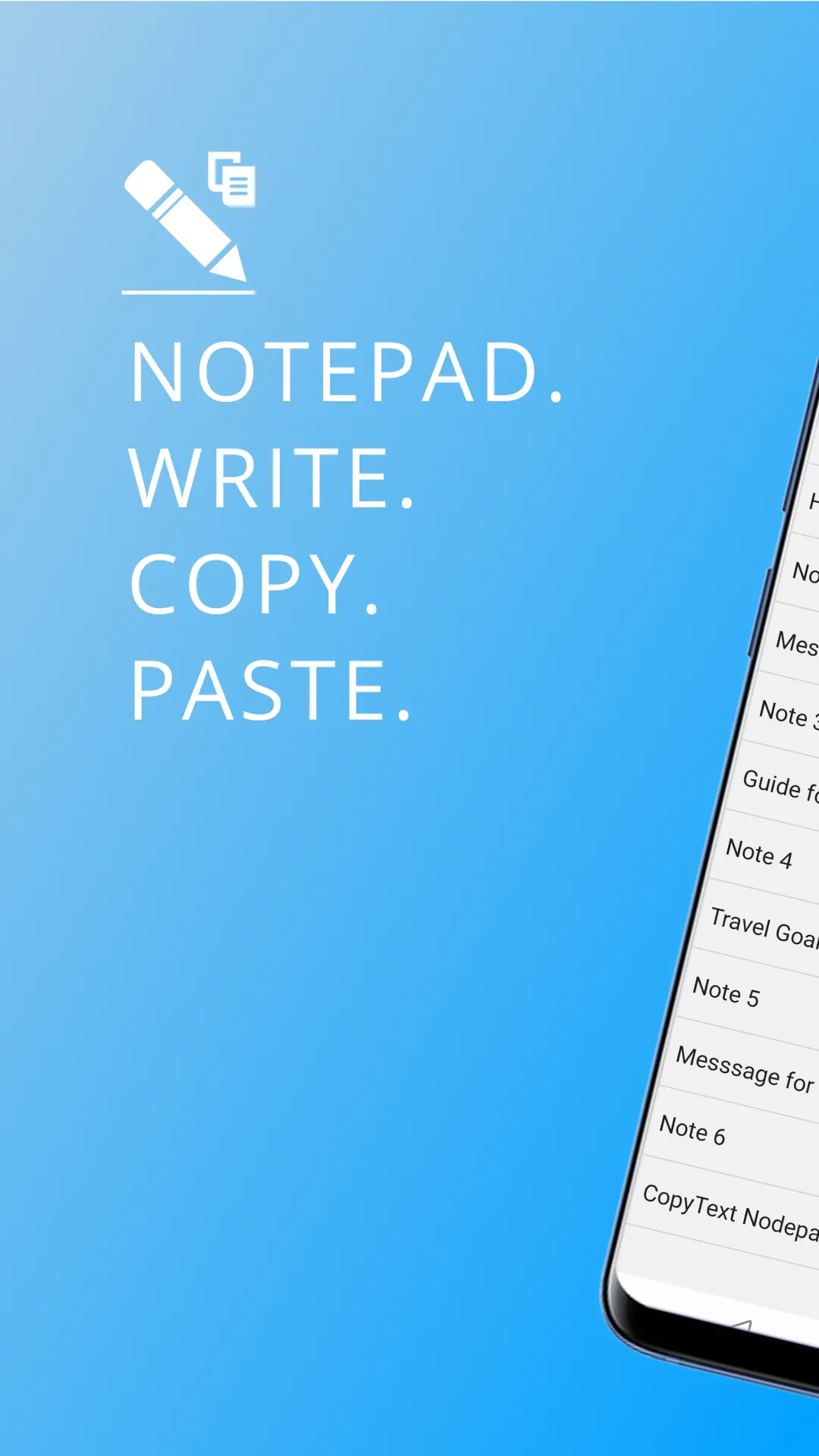 CopyText Notepad copy & paste | Indus Appstore | Screenshot