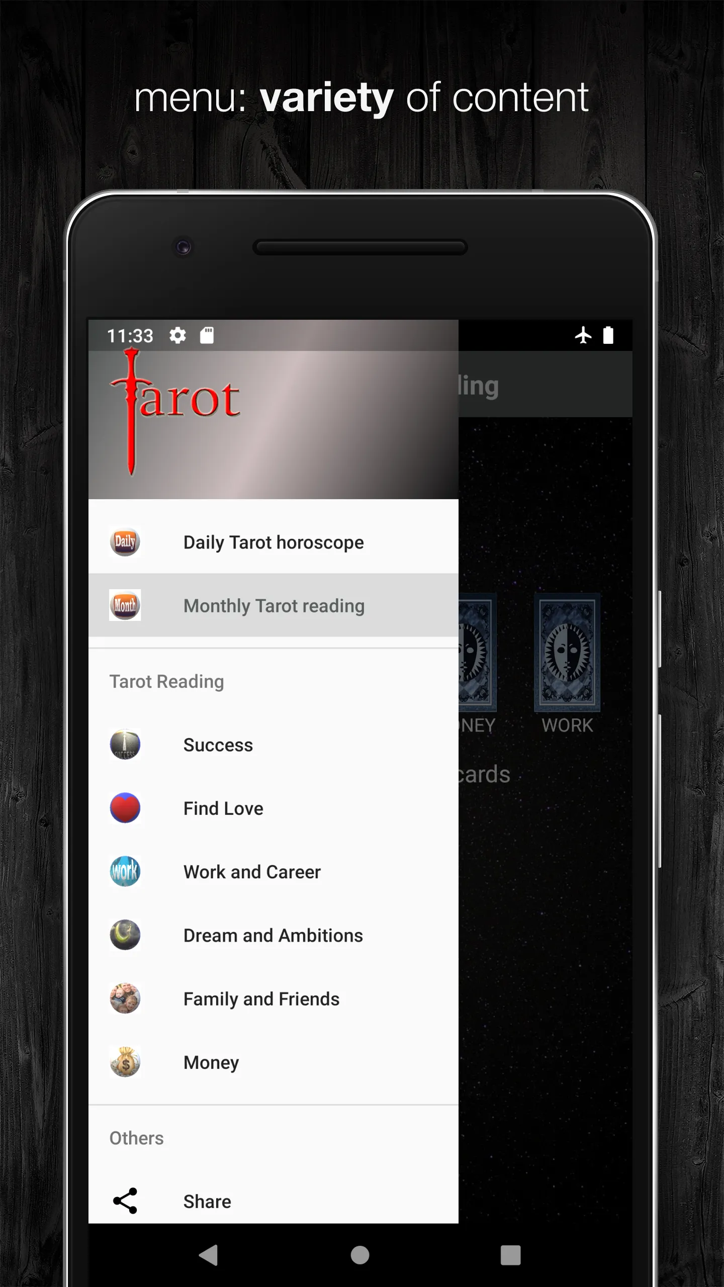 Daily Tarot Cards Reading | Indus Appstore | Screenshot