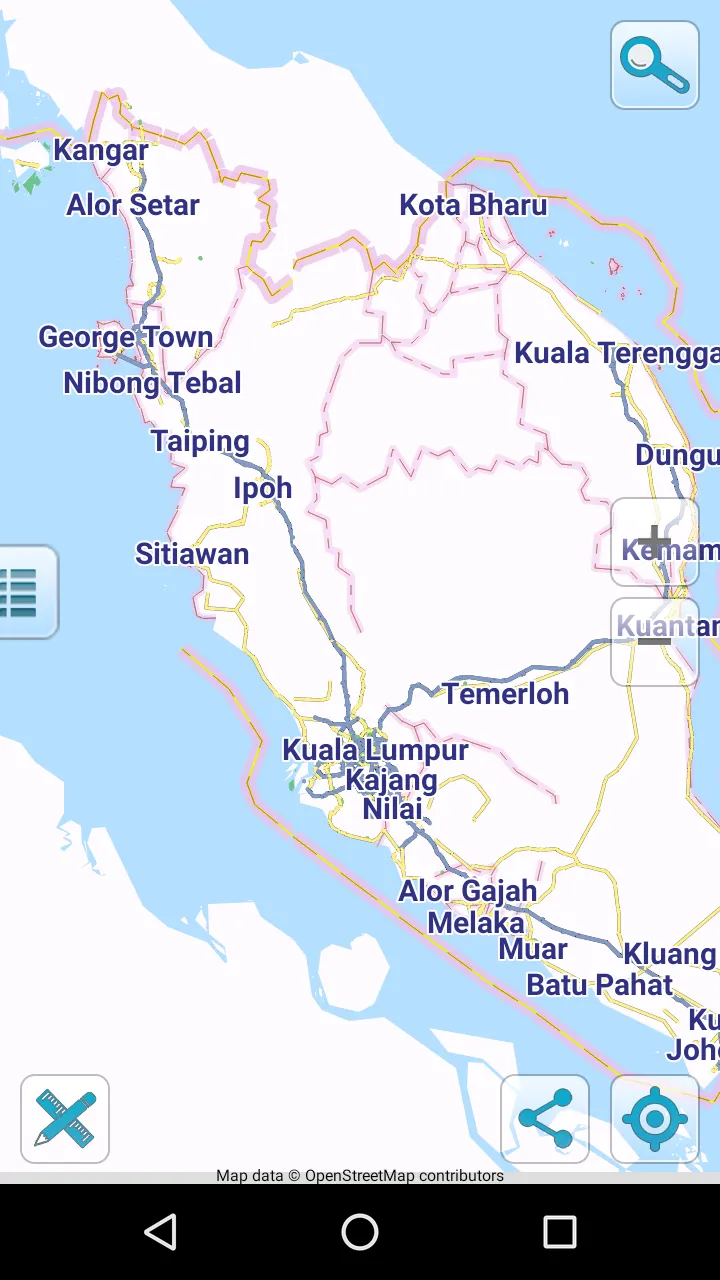 Map of Malaysia offline | Indus Appstore | Screenshot