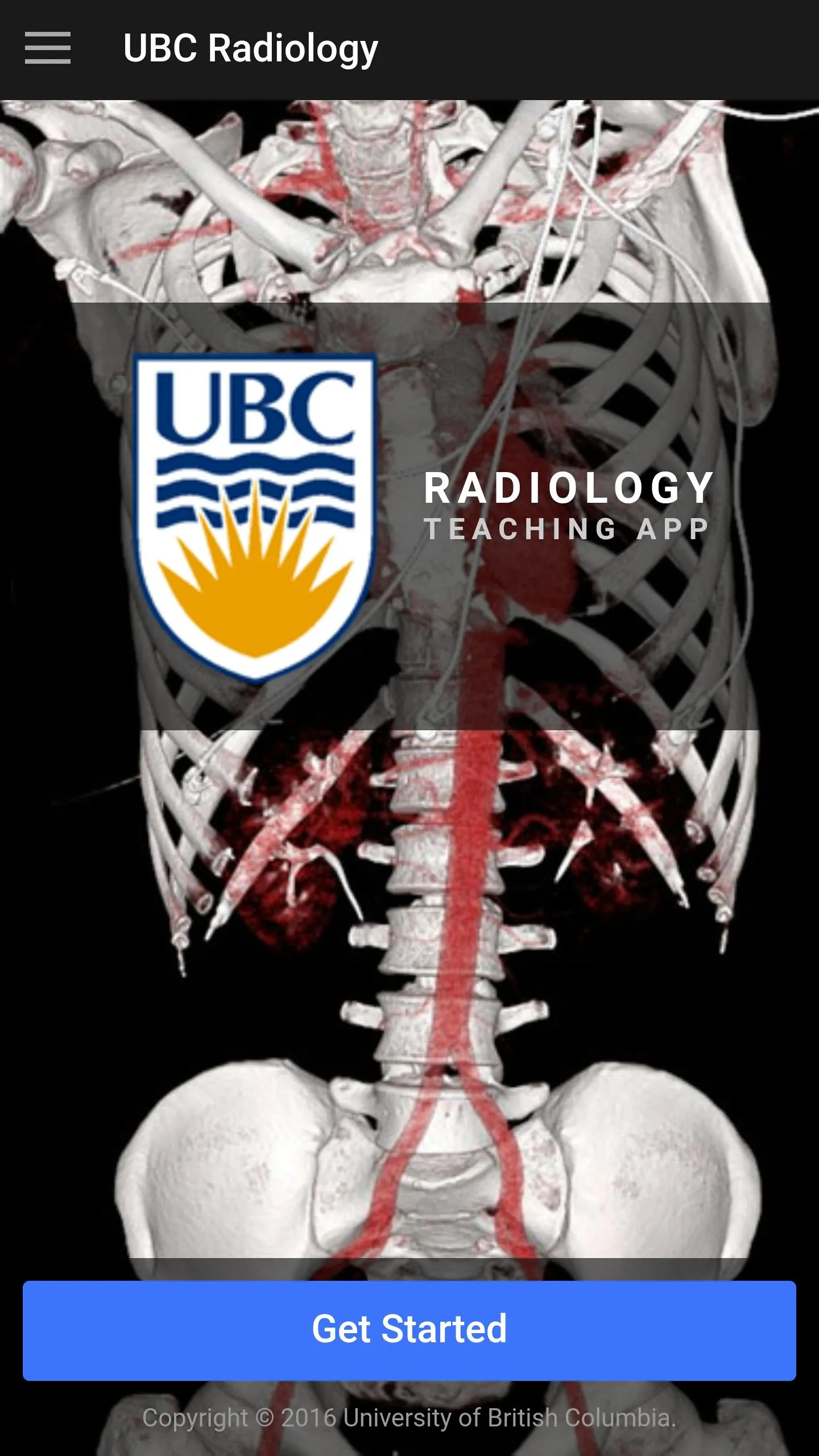 UBC Radiology | Indus Appstore | Screenshot