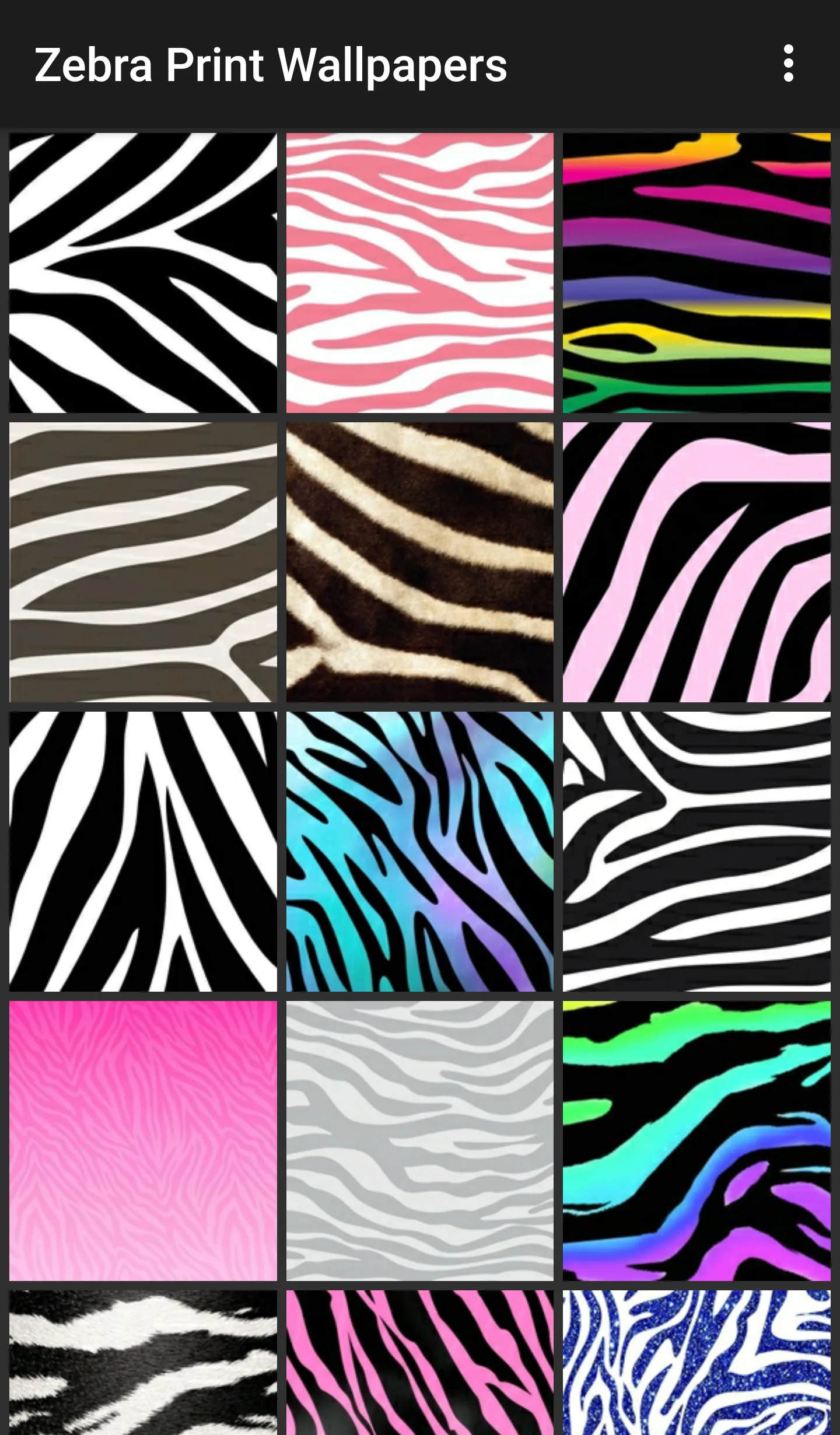 Zebra Print Wallpapers | Indus Appstore | Screenshot