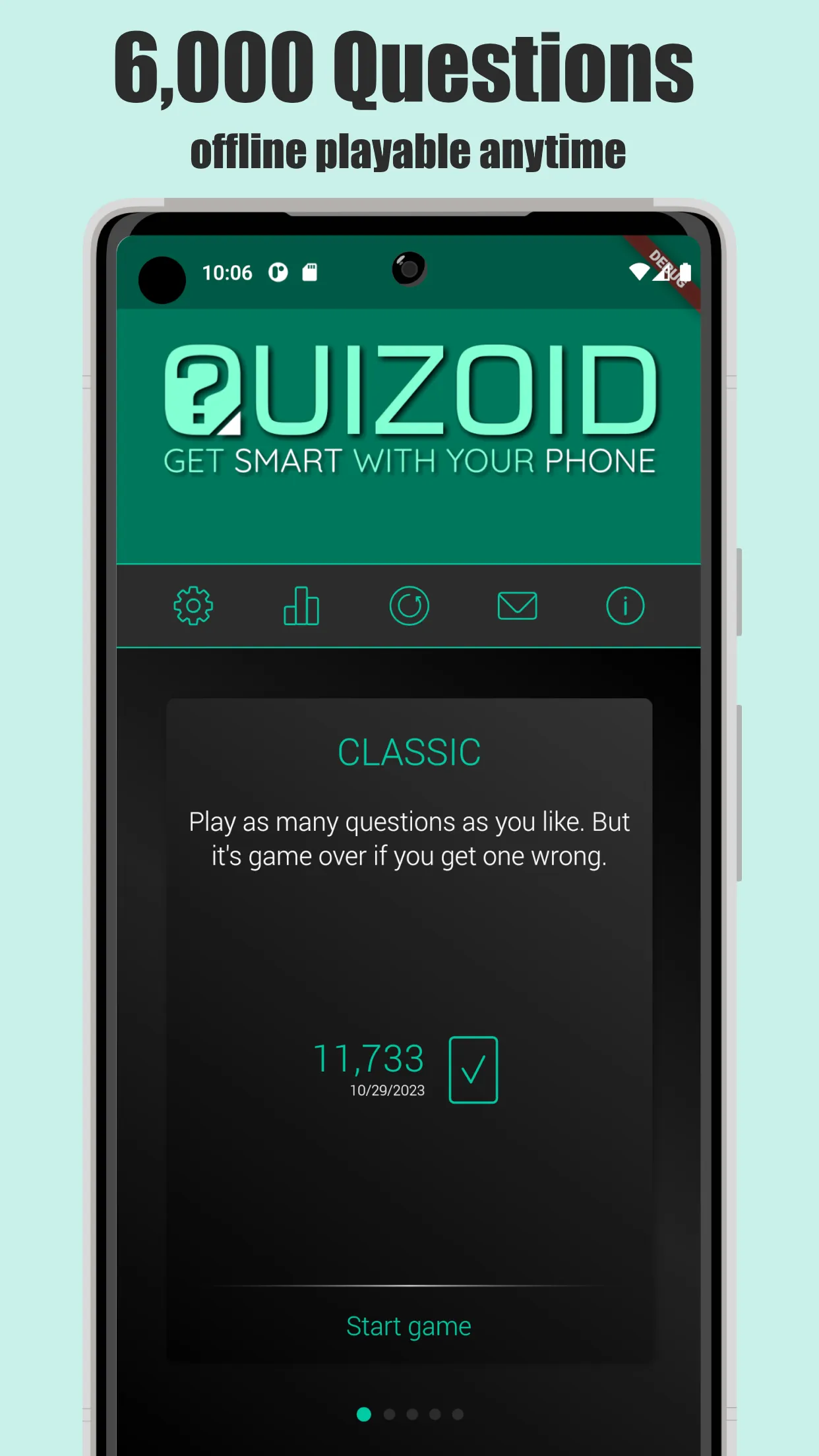 Quizoid: Offline Trivia Quiz | Indus Appstore | Screenshot