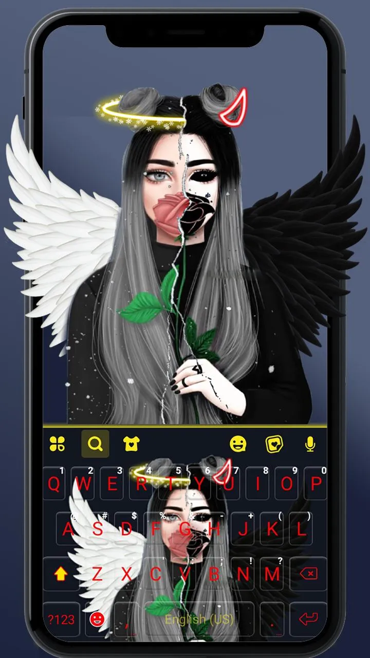 Angel Devil Keyboard | Indus Appstore | Screenshot