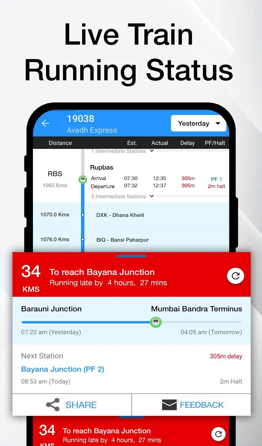 Indian Railway Timetable Live | Indus Appstore | Screenshot