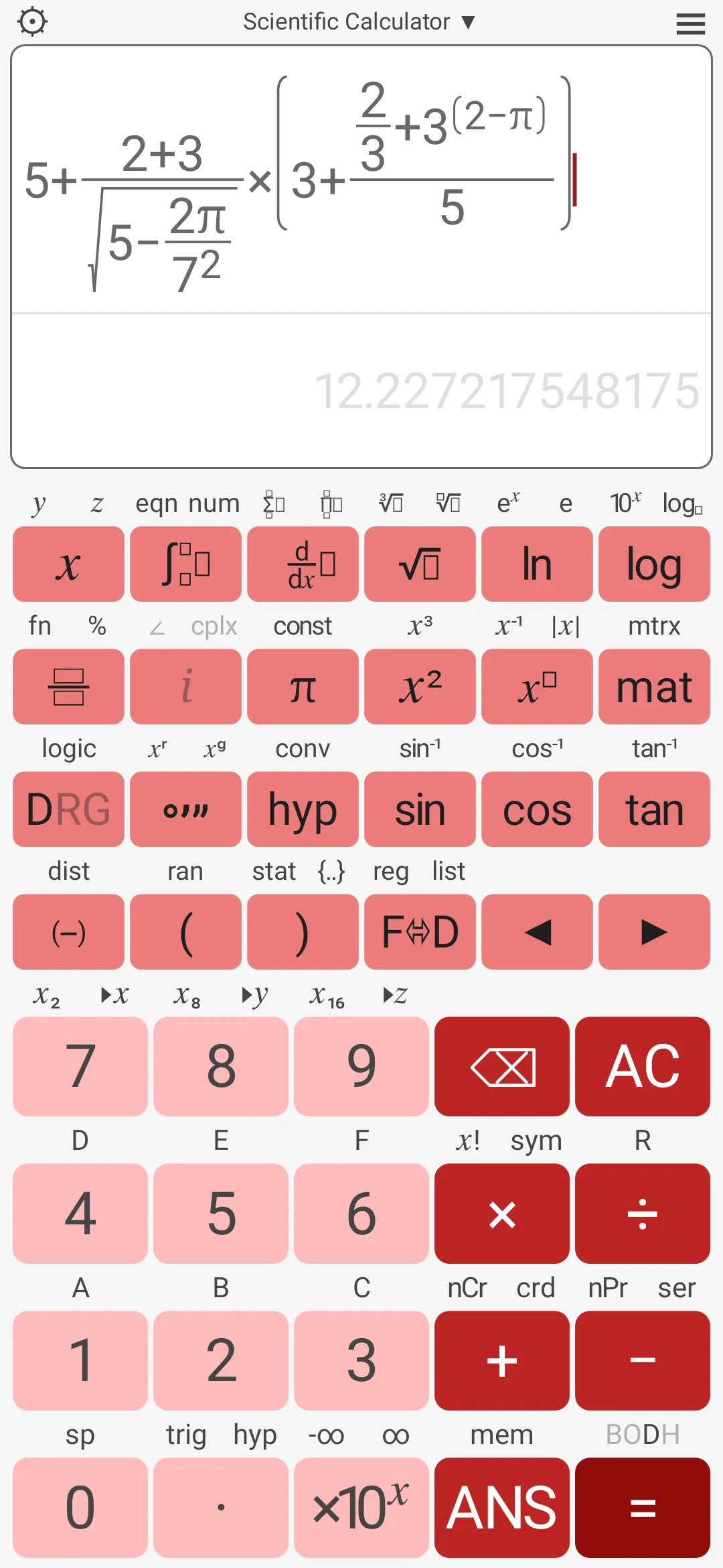 Scientific Calculator | Indus Appstore | Screenshot