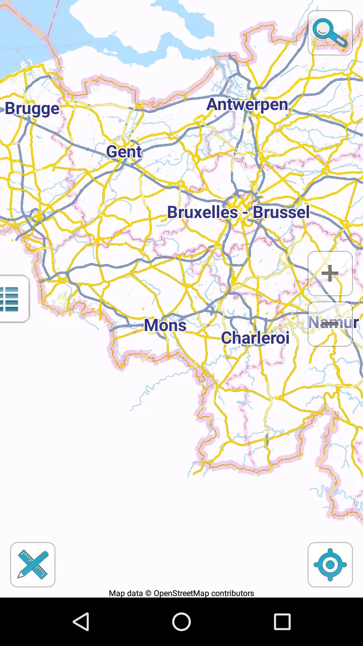 Map of Belgium offline | Indus Appstore | Screenshot