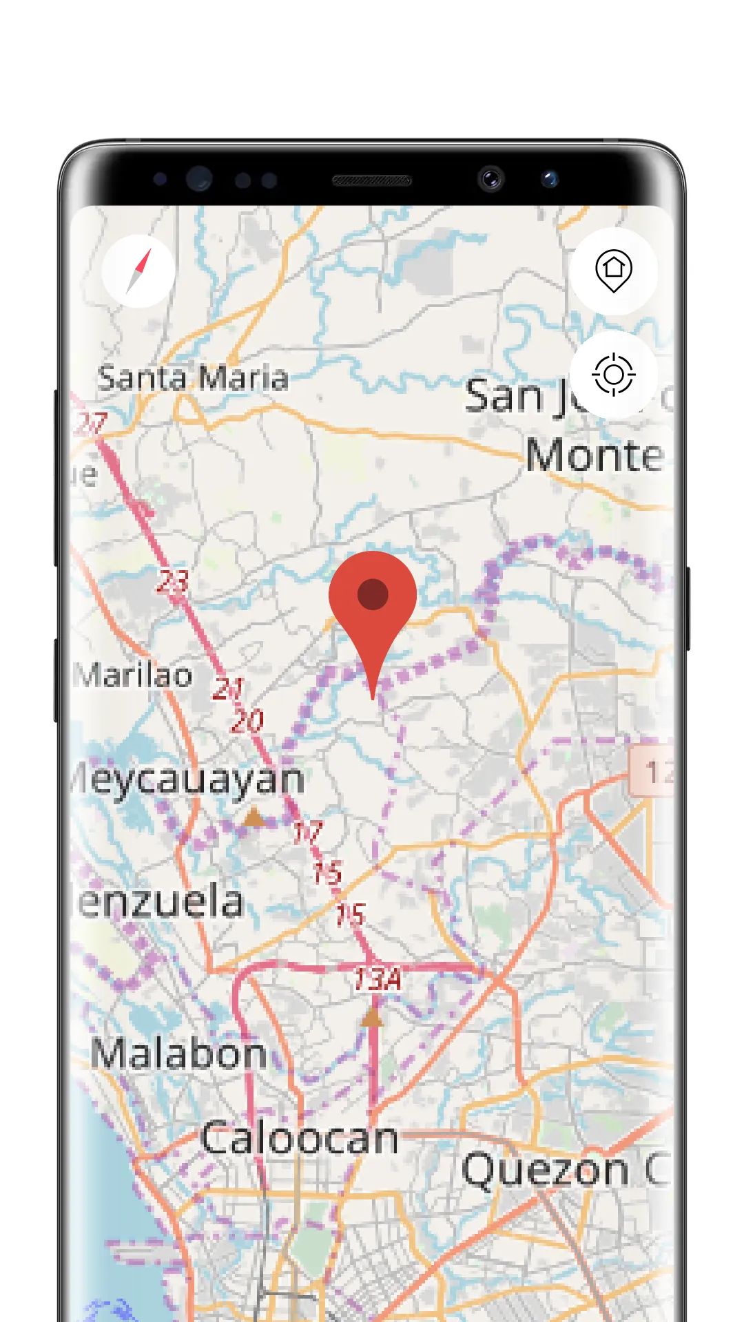 Quezon City Offline Map | Indus Appstore | Screenshot