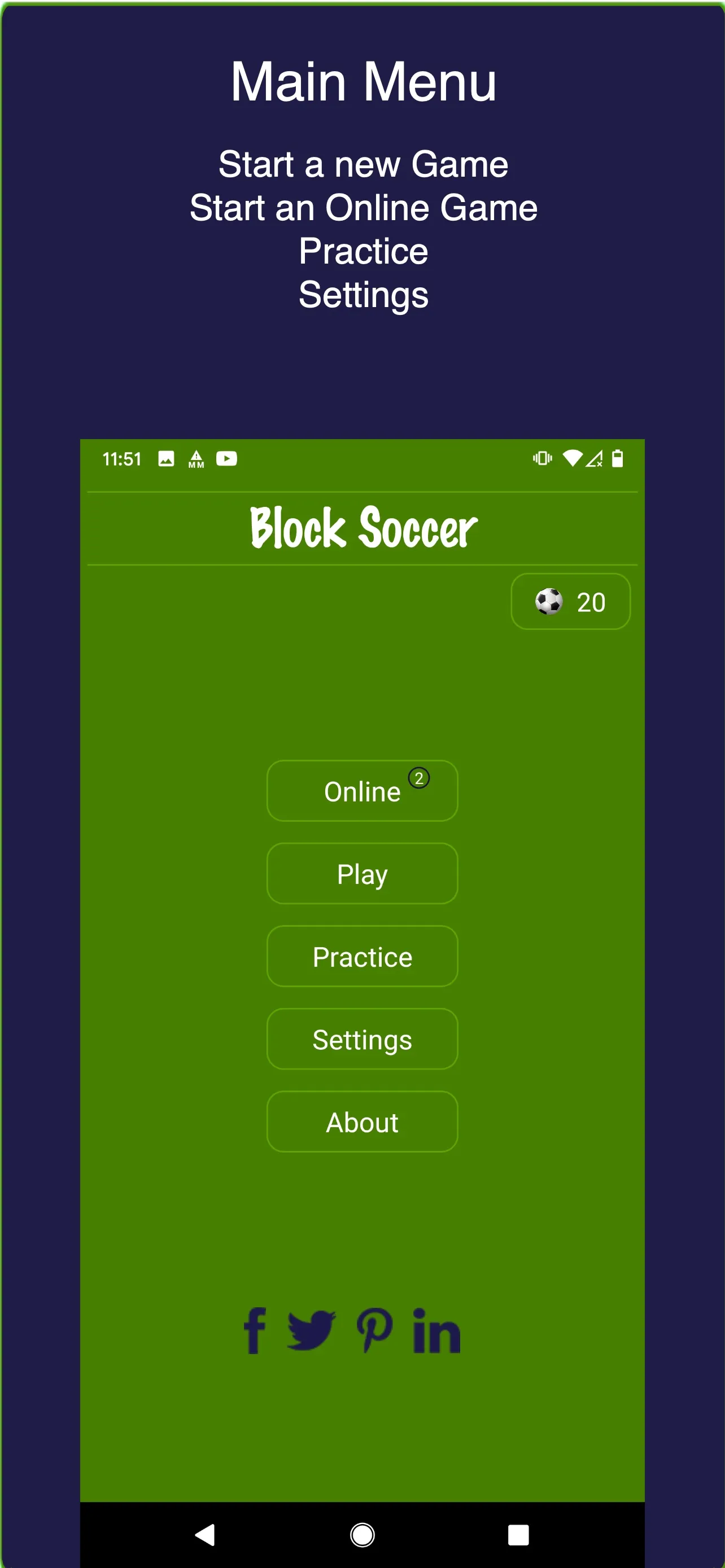 Block Soccer: Block to Goa‪l | Indus Appstore | Screenshot