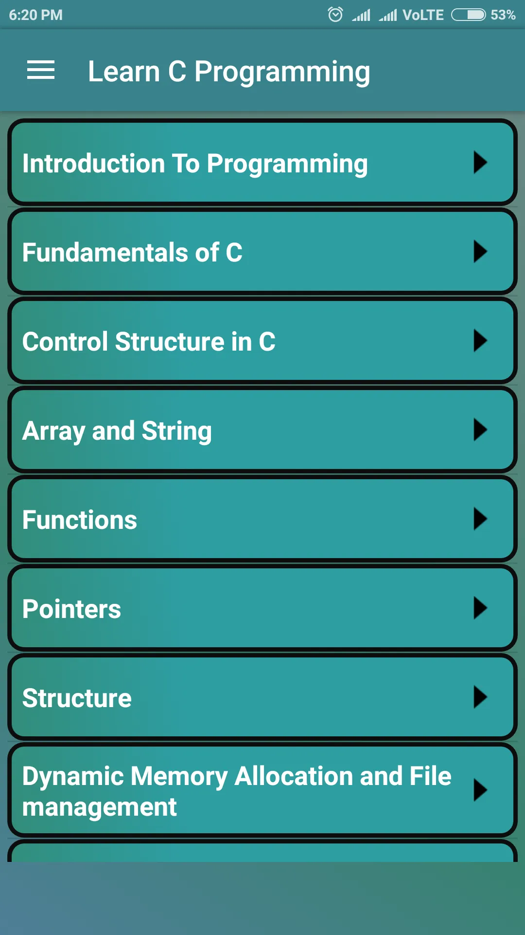 Learn C Programming | Indus Appstore | Screenshot