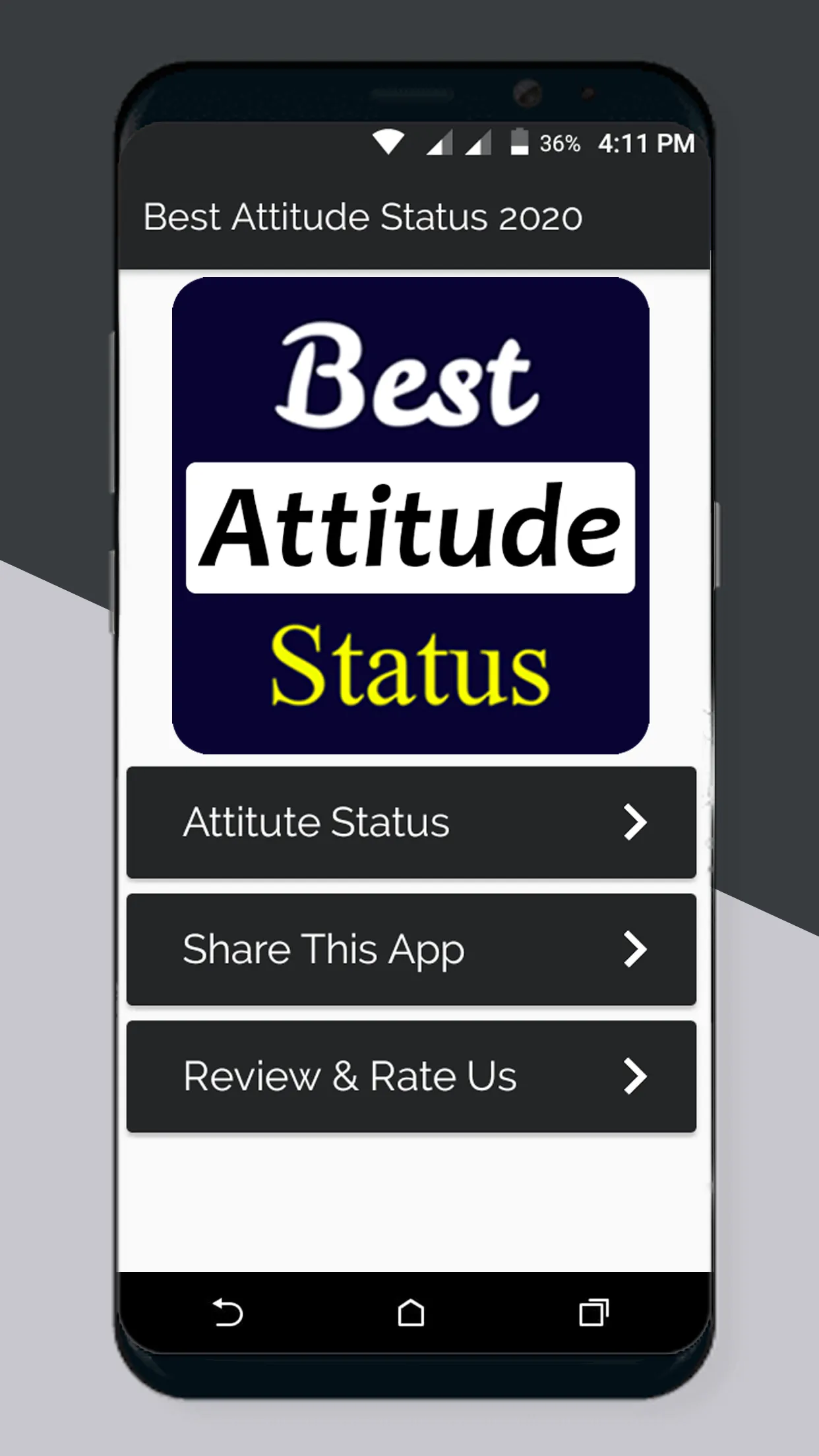 Attitude Status 2024 | Indus Appstore | Screenshot