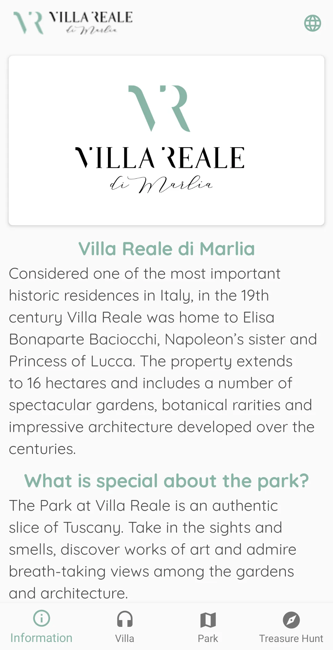 Villa Reale | Indus Appstore | Screenshot