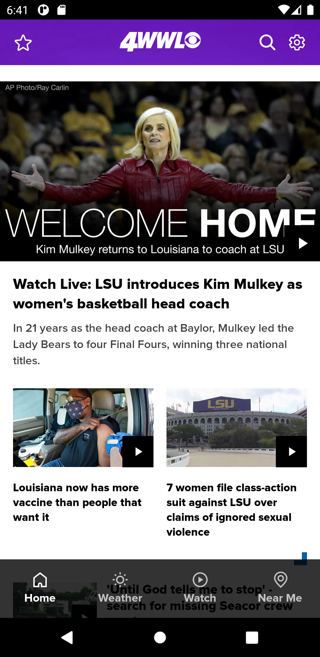 New Orleans News from WWL | Indus Appstore | Screenshot