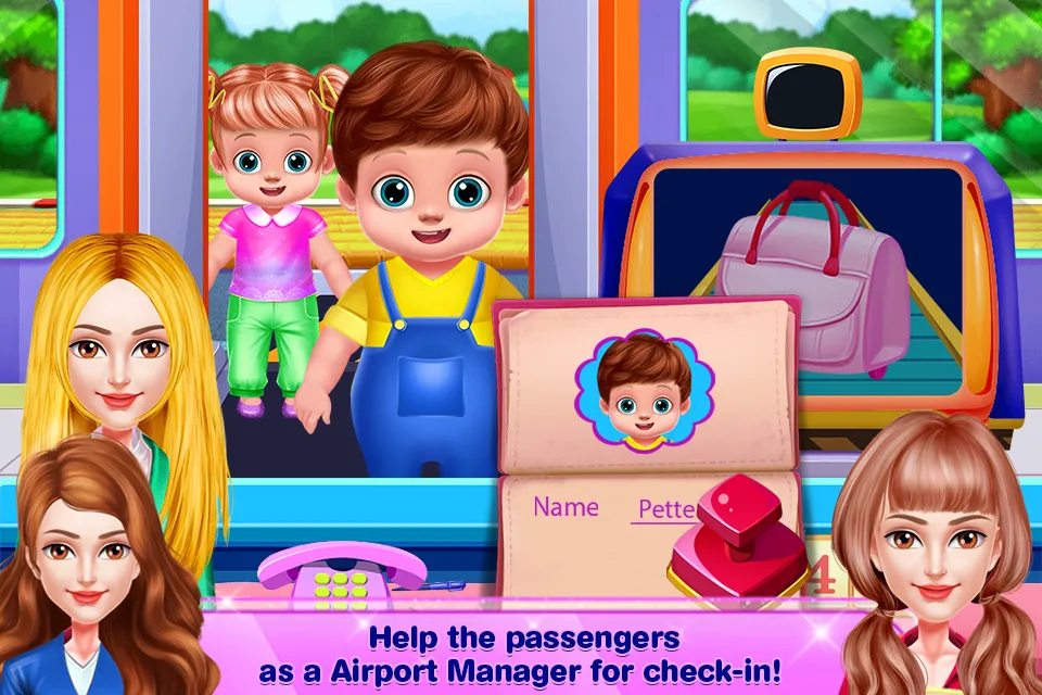 Flight Attendants Airport Game | Indus Appstore | Screenshot