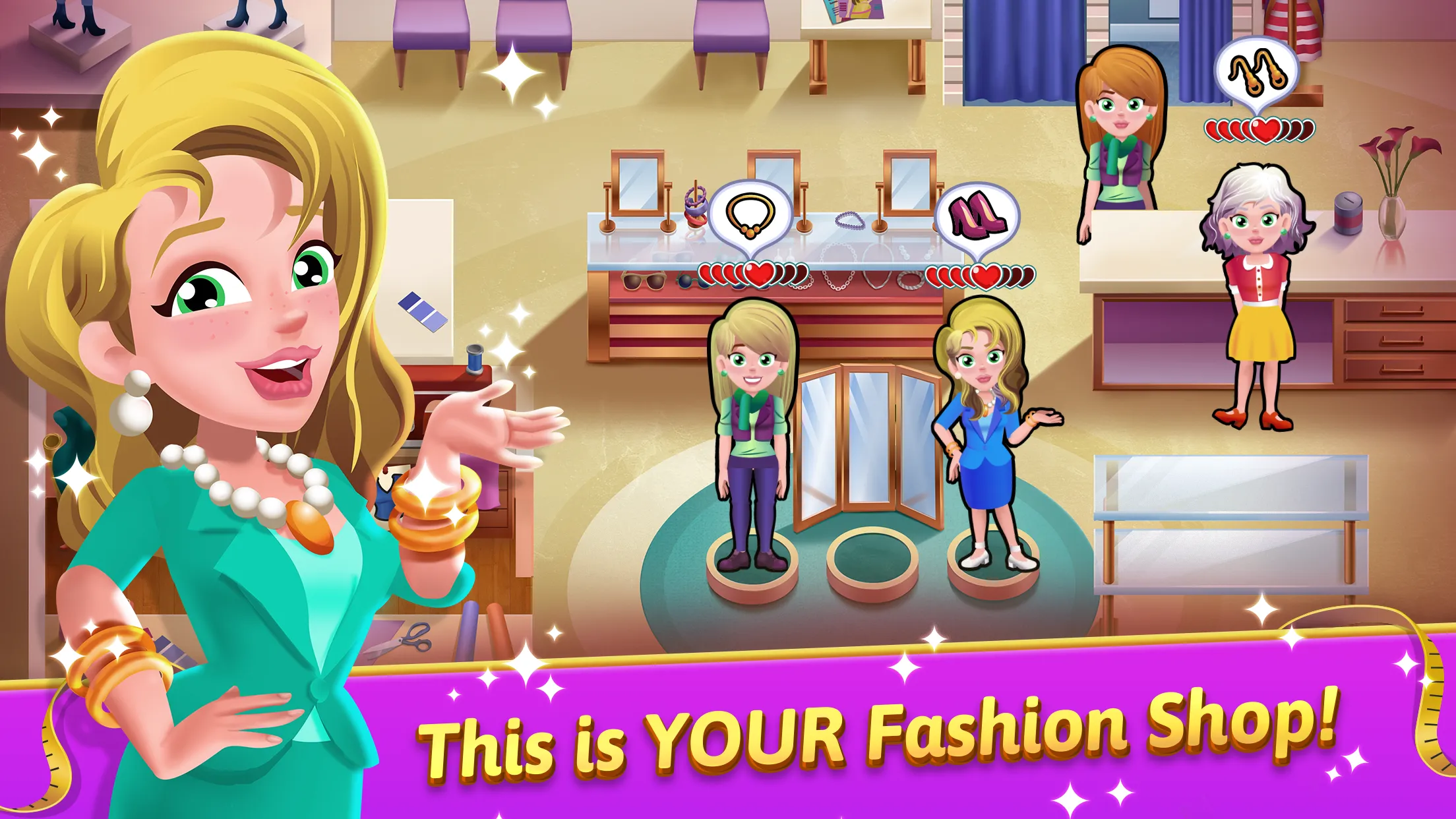 Fashion Salon Dash: Shop Game | Indus Appstore | Screenshot