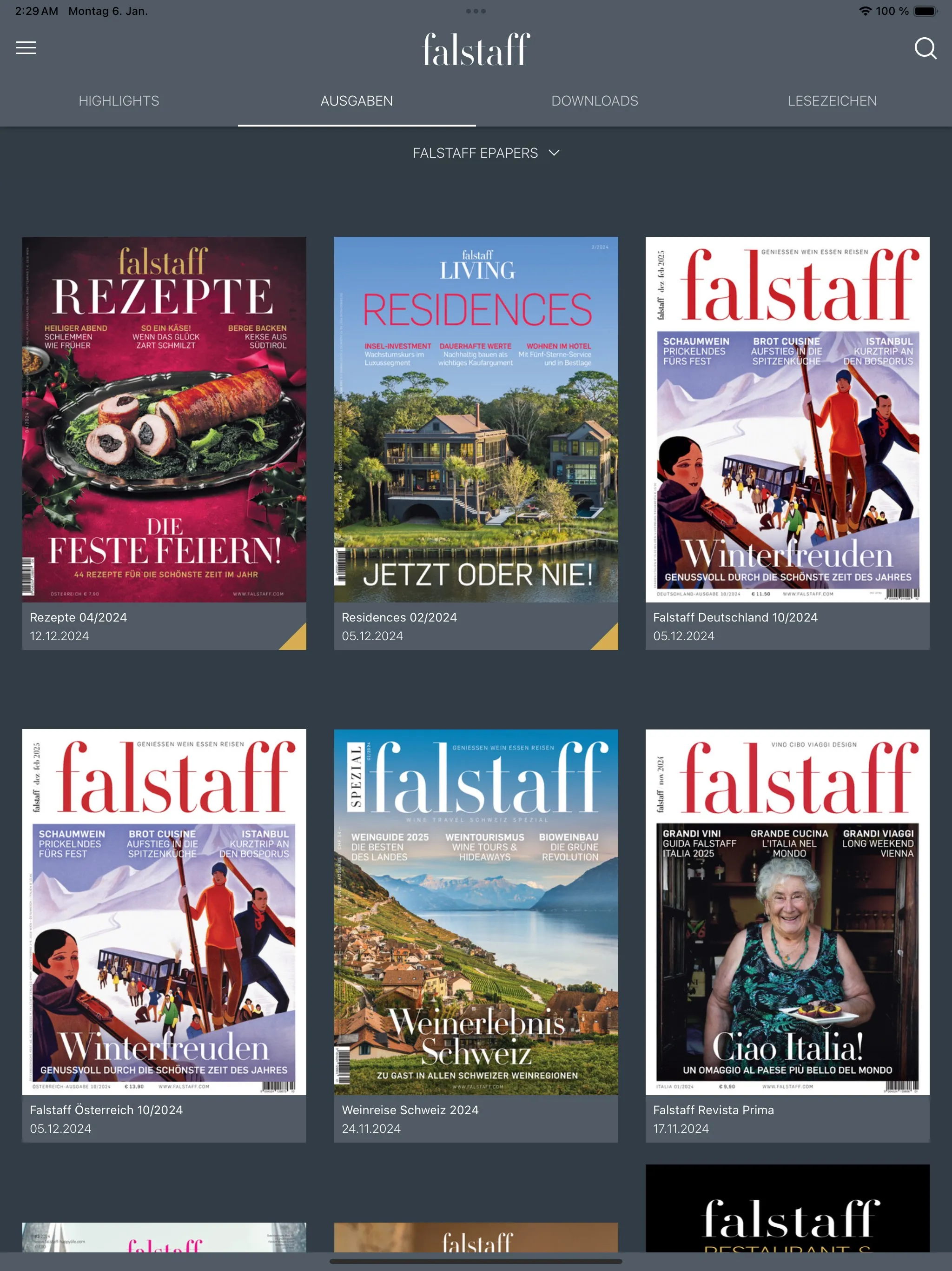 Falstaff E-Paper | Indus Appstore | Screenshot