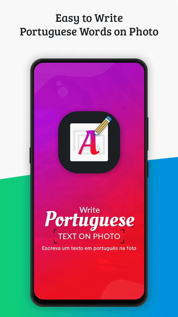 Write Portuguese Text on photo | Indus Appstore | Screenshot