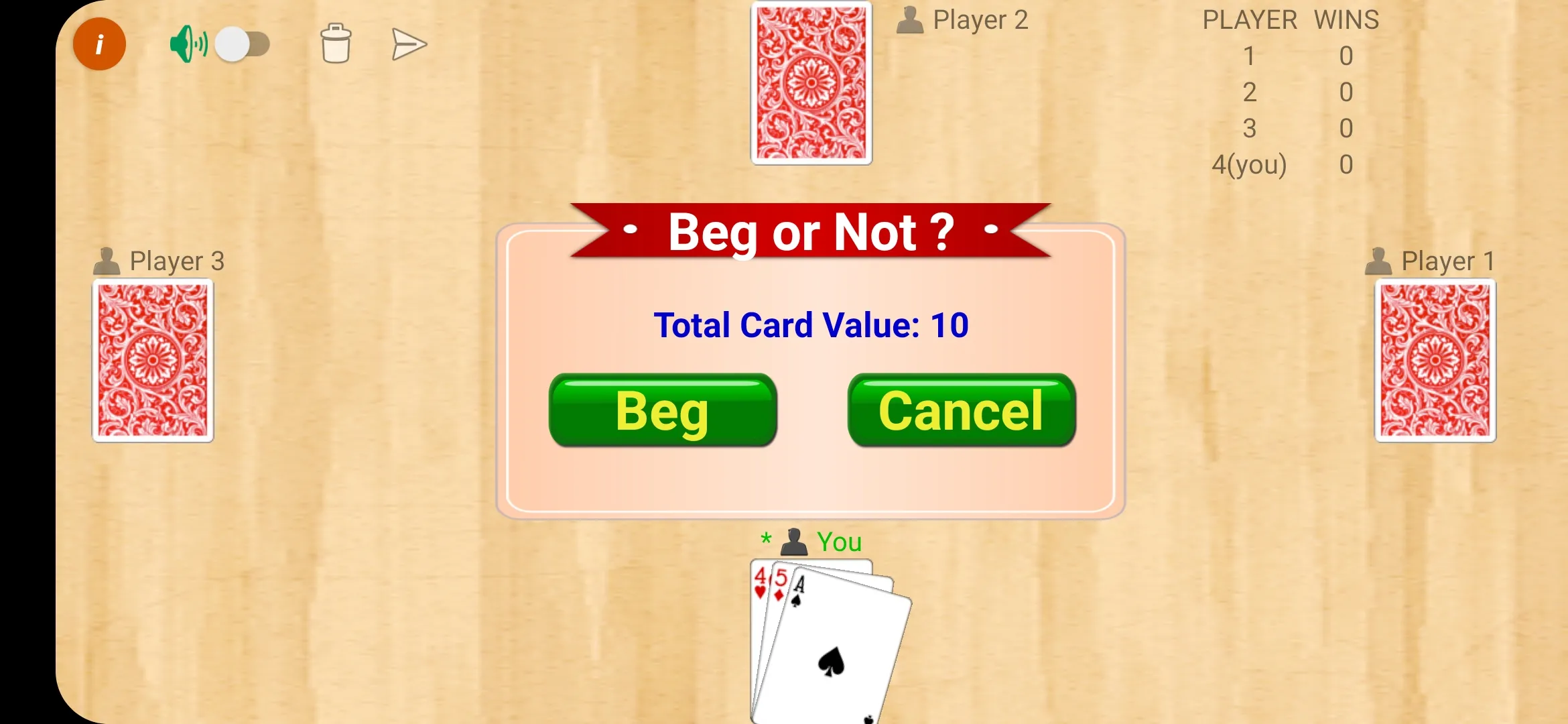 Beg 17 Card Game - Maghe Satra | Indus Appstore | Screenshot