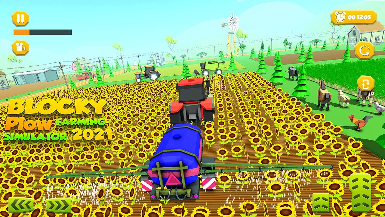 Farming Tractor Sim Game 2023 | Indus Appstore | Screenshot