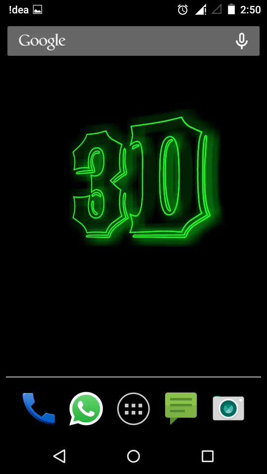 3D LED My Name Live Wallpaper | Indus Appstore | Screenshot