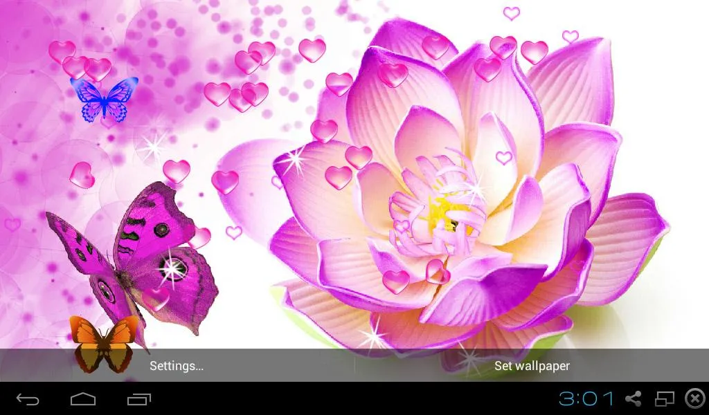 3D Lotus Live Wallpapers 2024 | Indus Appstore | Screenshot