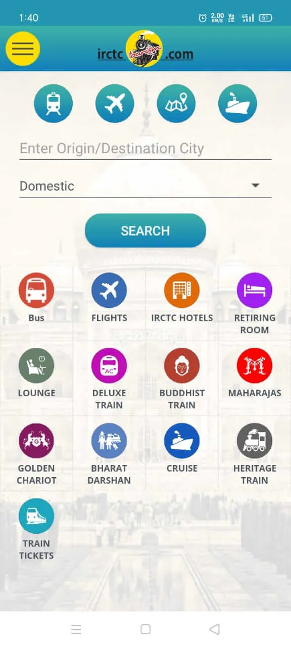 IRCTC Tourism | Indus Appstore | Screenshot