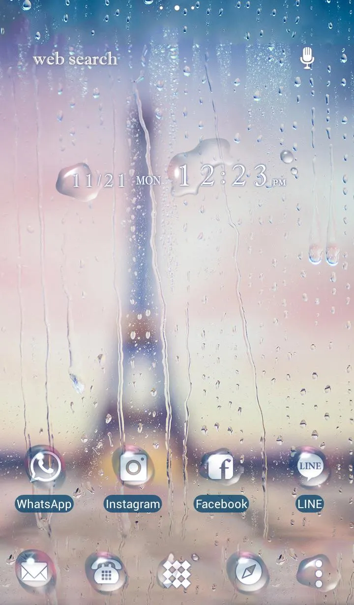 Paris wallpaper Rainy Theme | Indus Appstore | Screenshot