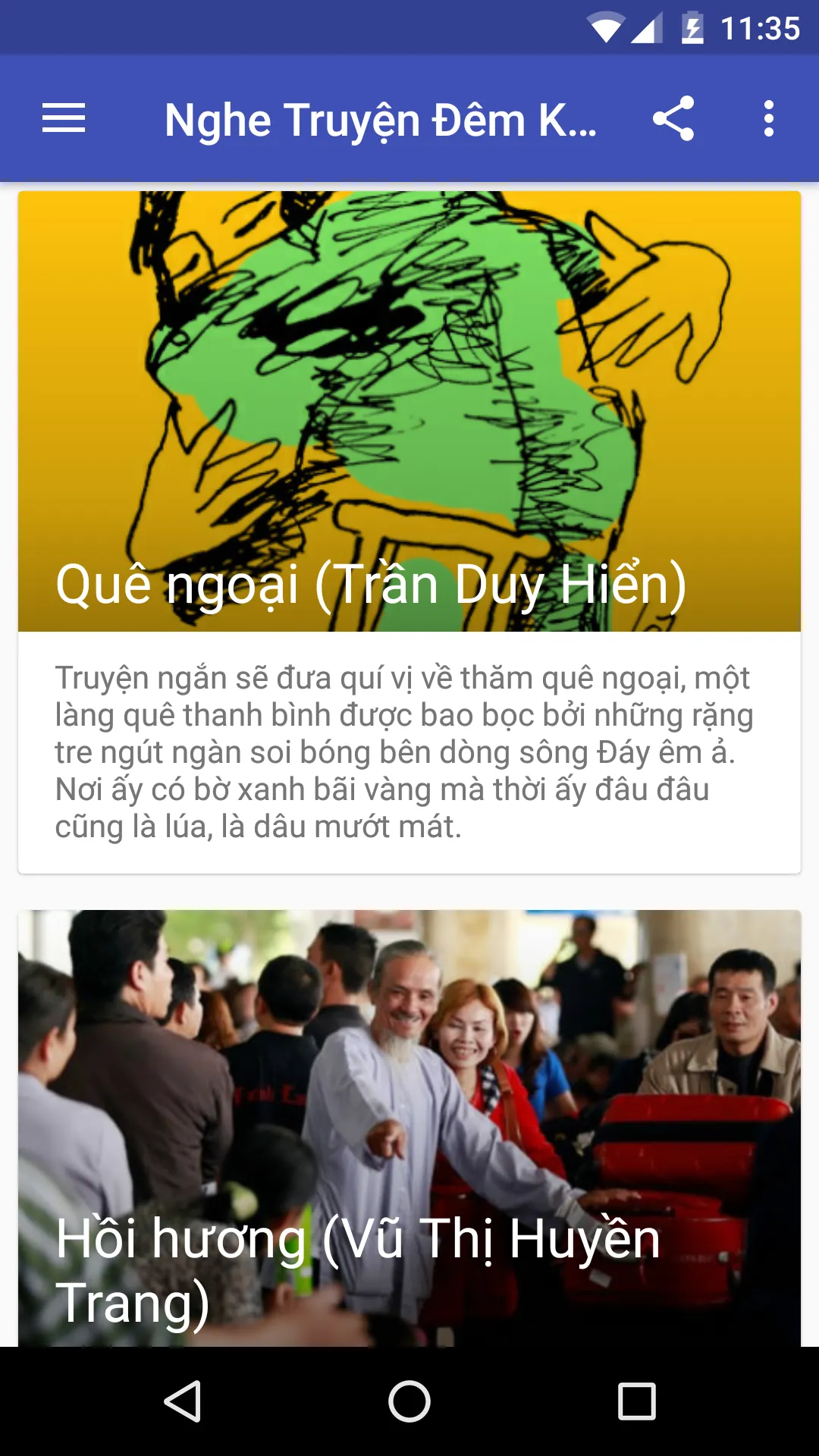 Nghe Truyện Đêm Khuya, Nghe Ra | Indus Appstore | Screenshot