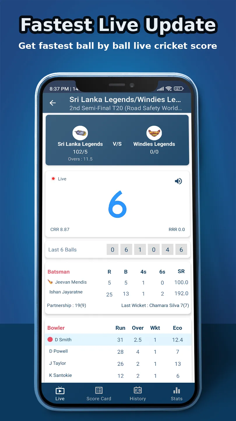 CricLive - Live Cricket Score | Indus Appstore | Screenshot