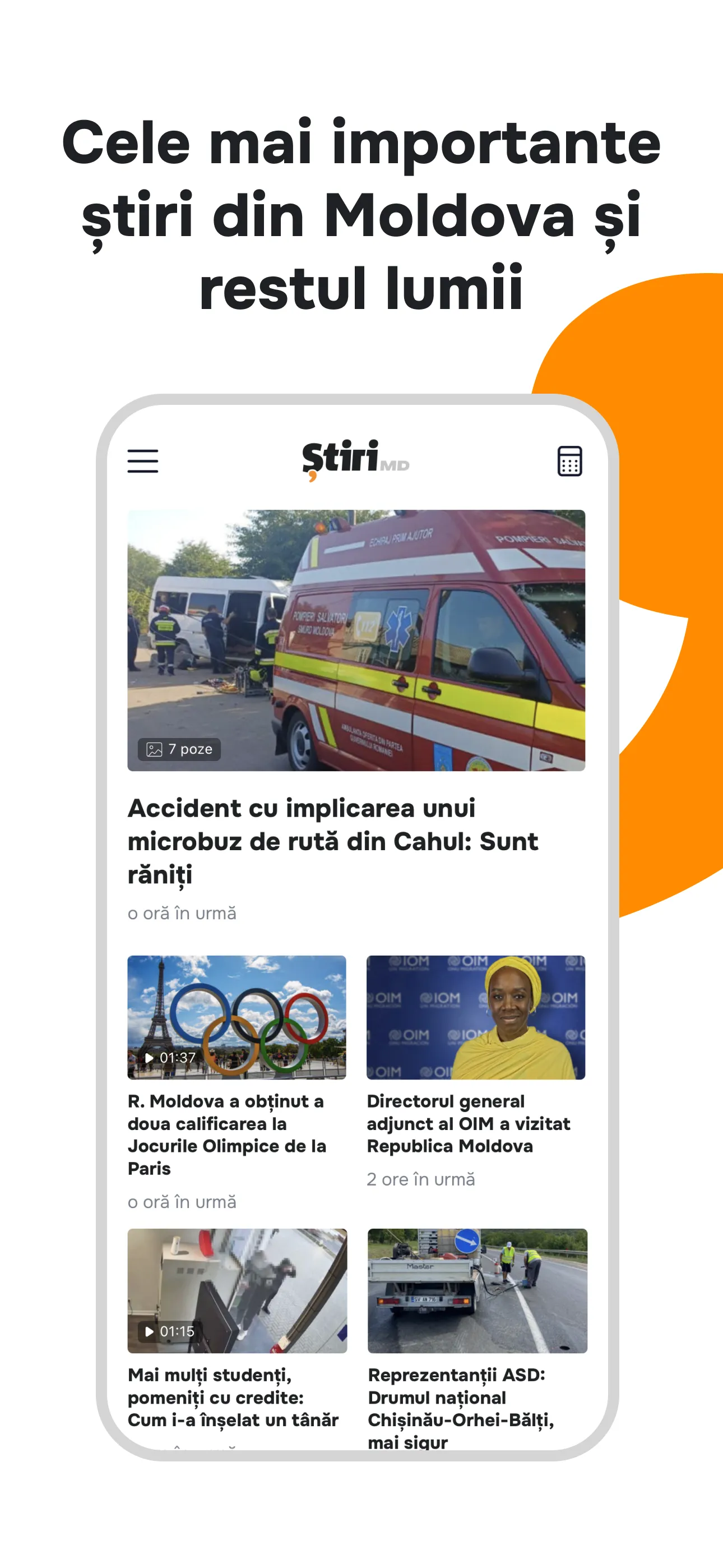 Stiri.md - Știri din Moldova | Indus Appstore | Screenshot