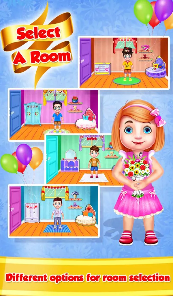 Valentine Room Decoration Game | Indus Appstore | Screenshot