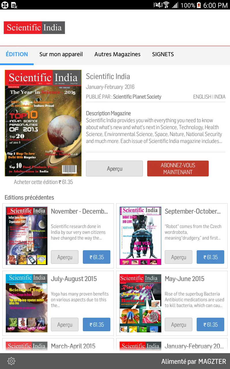 Scientific India | Indus Appstore | Screenshot